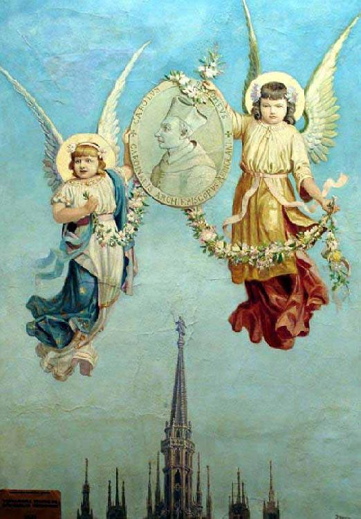 Benedito Calixto True effigy of Saint Charles Borromeo Sweden oil painting art